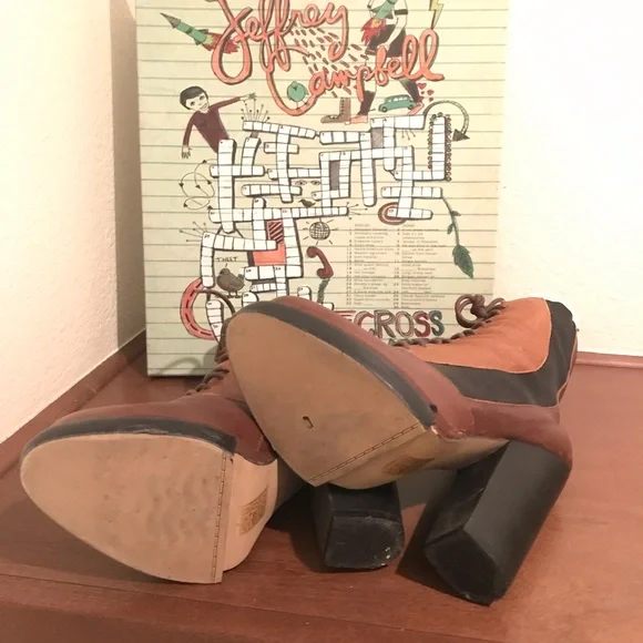 EUC Jeffrey Campbell ‘Boom’ Leather Boots / Size 7.5 - Picture 6 of 10